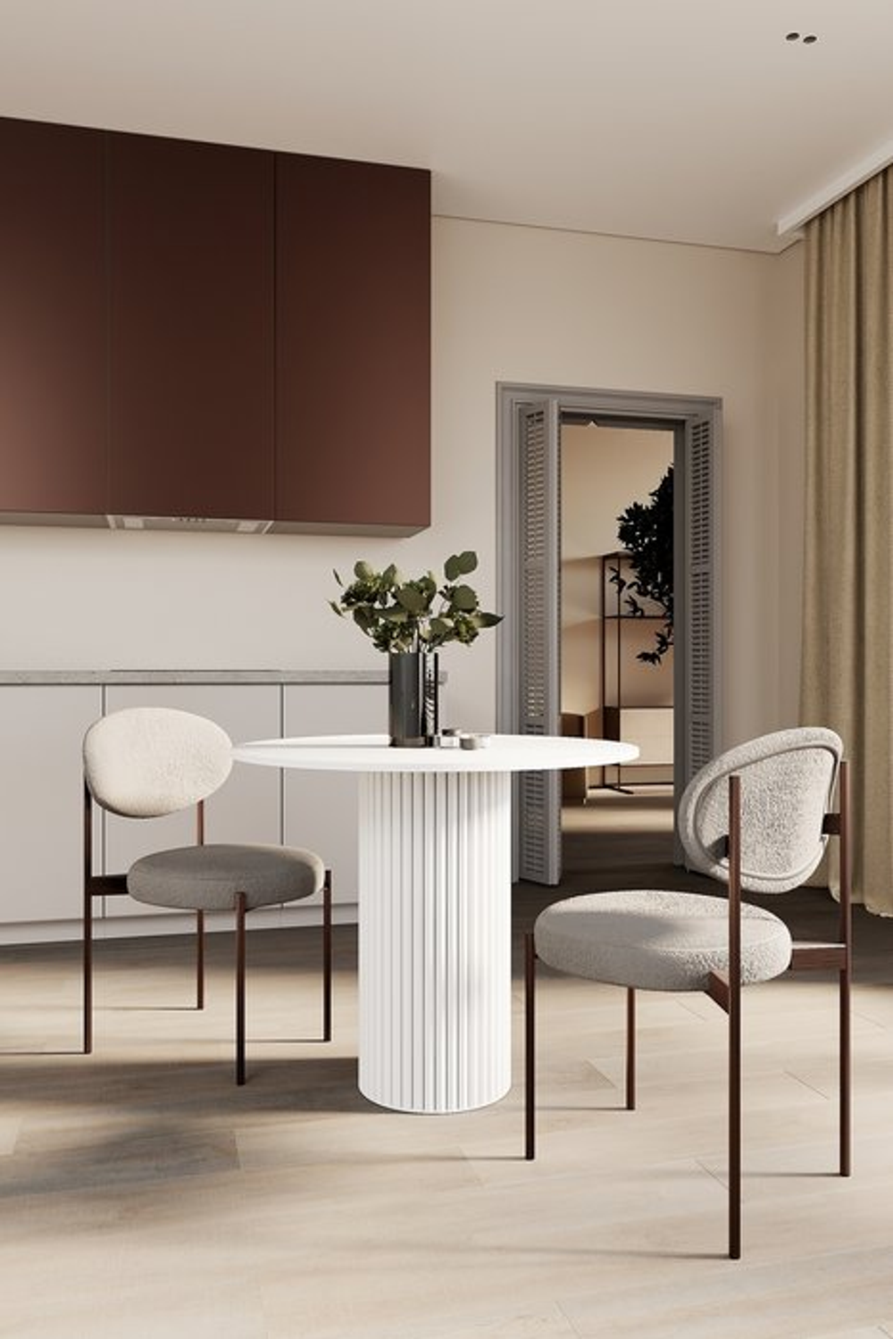 Обеденный стол Сигма белого цвета