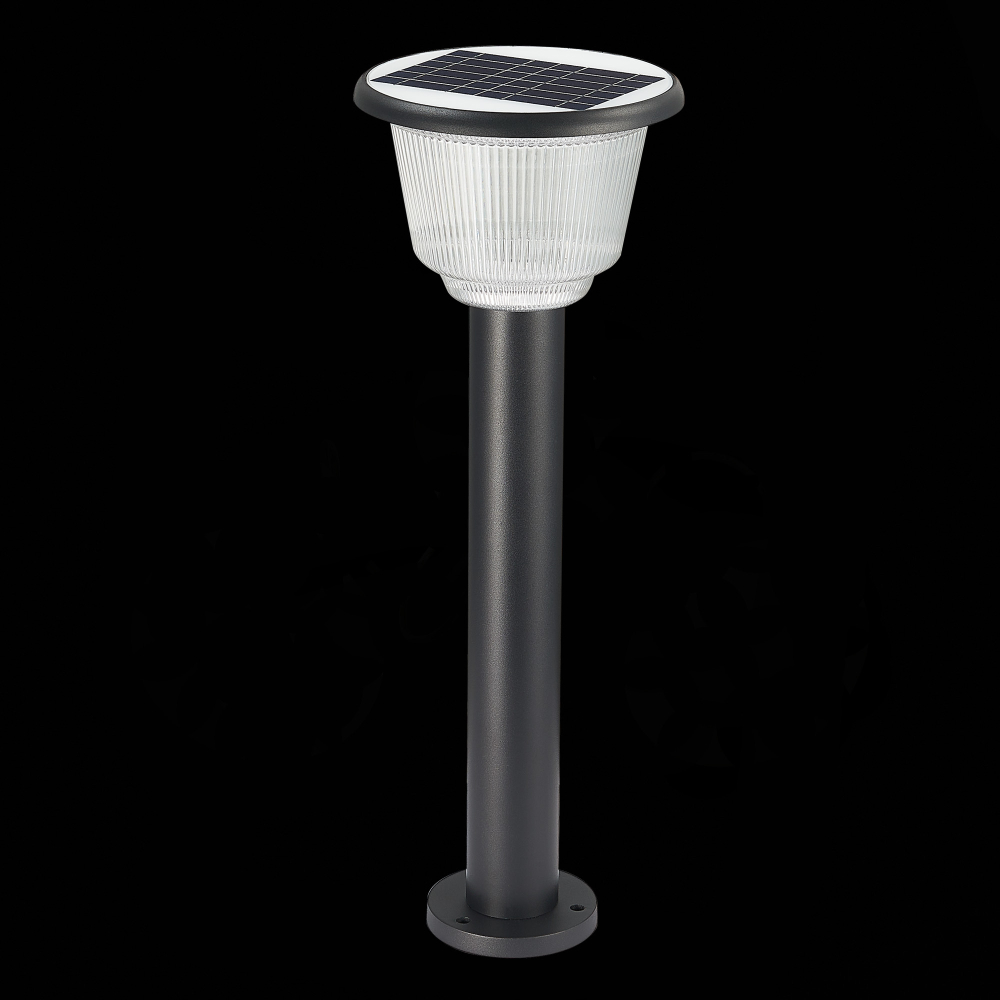 SL9502.405.01 Светильник уличный наземный ST-Luce Черный/Черный, Прозрачный LED 1*2W 3000-6000K SOLARIS
