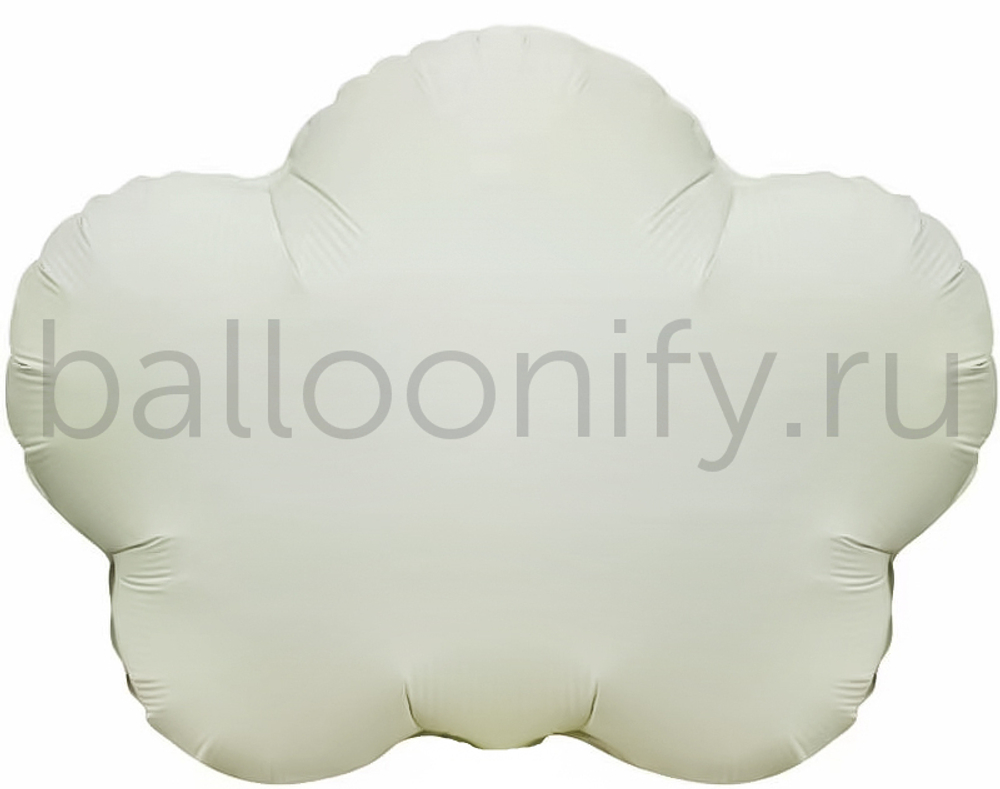 Шар (19''/48 см) Фигура, Облако, Сатин, 1 шт.