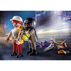 Playmobil — Специальный отряд городских действий с похитителем драгоценностей 71255 / артикул   71255  / GTIN 4008789712554
