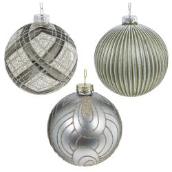 GAEM Набор из 9шт Украшение новогоднее "Шар", D 10 см, L33 W32 H10,5 см