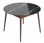 Стол Мальме 2 пластик 1000х1000 (+300) Столешница 3124 Азул; Белый; Орех; Орех