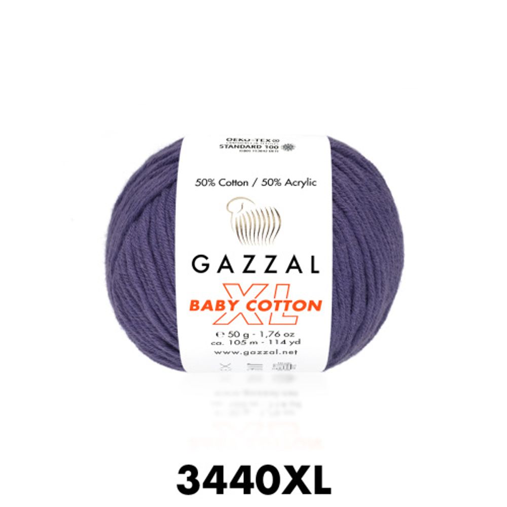 BABY COTTON XL, баклажан