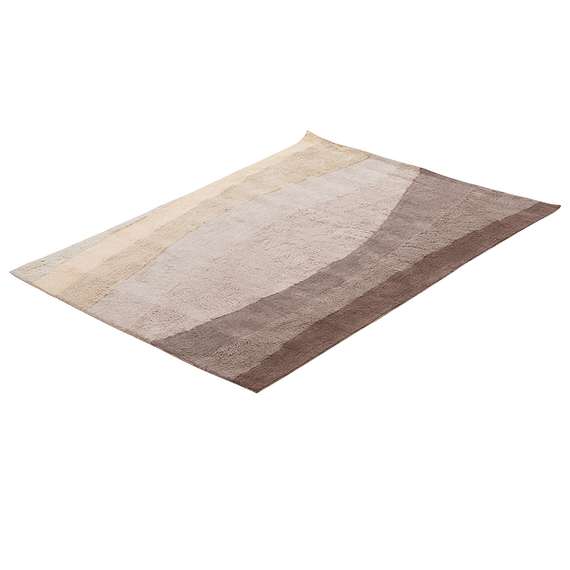 Ковер из хлопка с рисунком Rice Plantation из коллекции Terra, 120х180 см