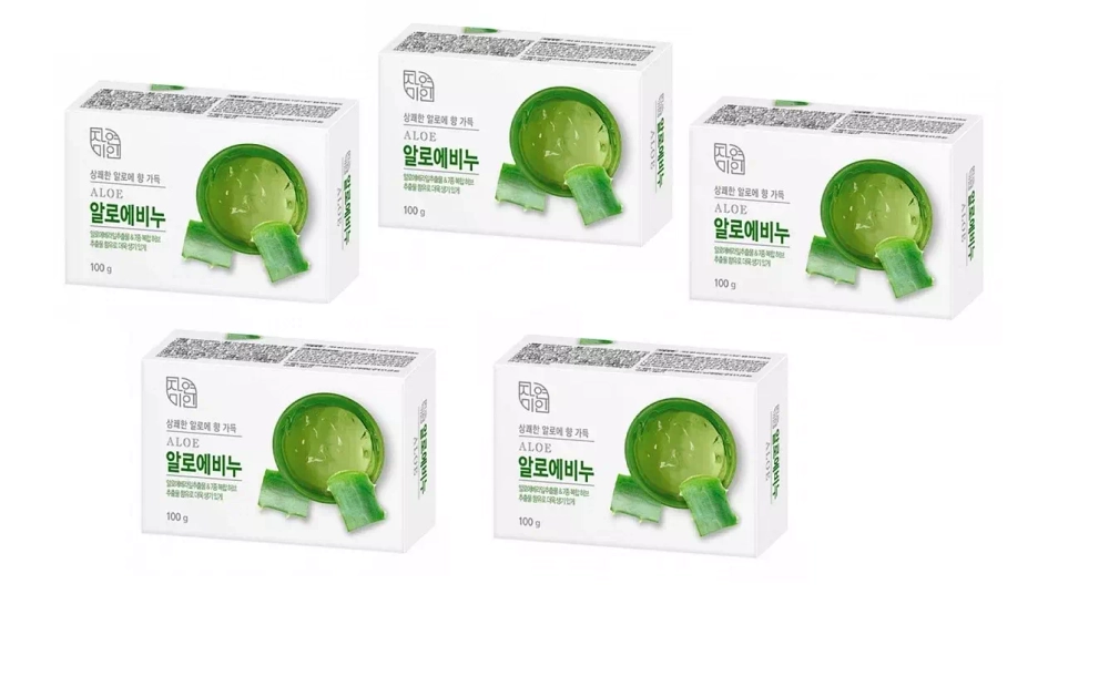 Мыло для лица и тела с алоэ вера Mukunghwa Fresh Aloe Soap
