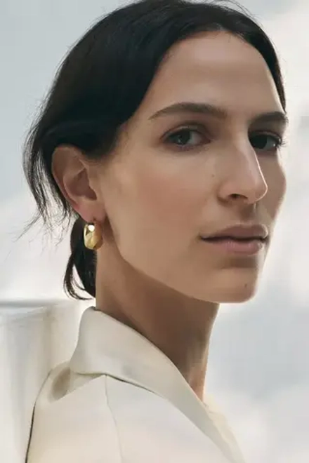 ZARA ДВОЙНЫЕ СЕРЬГИ-КАФФЫ, ЗОЛОТИСТЫЙ
