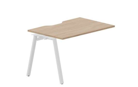 стол Arena 1180х780х750мм (с эргономичным вырезом) - приставной элемент