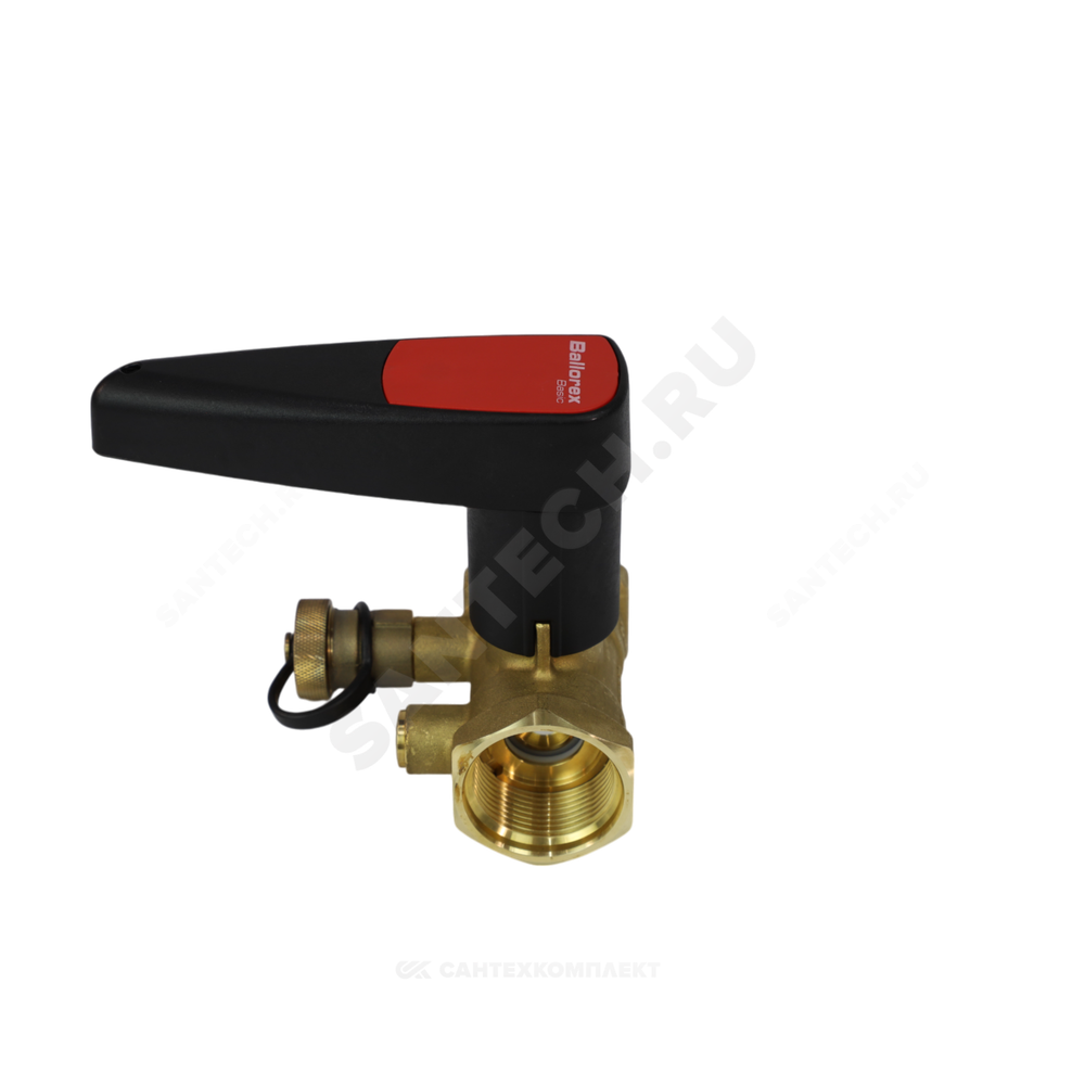 Клапан балансировочный ручной латунь Basic Ду 15 G1/2" Ру25 ВР Kvs=1.8м3/ч без ниппелей BROEN 43490000-001003 .