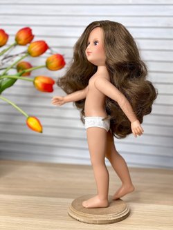 Кукла Nines виниловая 34см Leslie без одежды (1440W2)