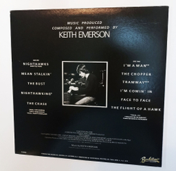 Винтажная виниловая пластинка LP Keith Emerson Nighthawks Ночные ястребы (Japan 1981)