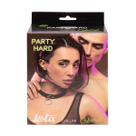 Черно-красный ошейник 55см Lola Games Party Hard Cabaret 1088-01lola