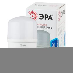 Лампа светодиодная ЭРА STD LED POWER T100-30W-4000-E27 E27 / Е27 30Вт кoлокол нейтральный белый свет