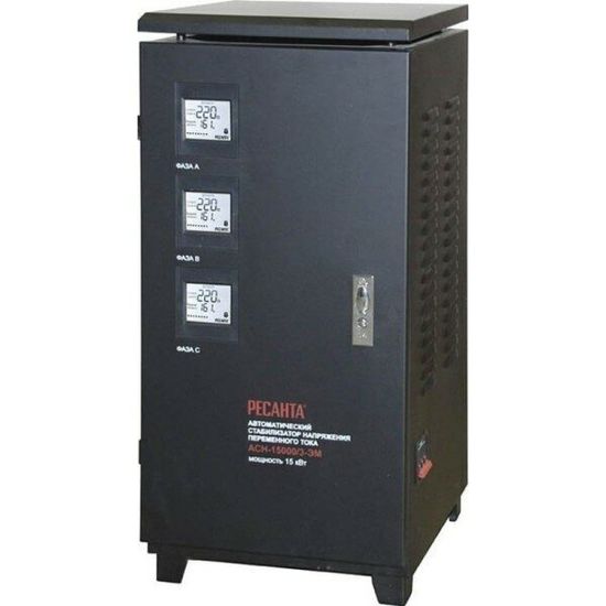 Стабилизатор напряжения РЕСАНТА АСН- 15 000/3-ЭМ