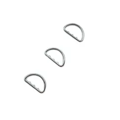 Полукольцо для бретели серебро 20 мм, Arta-F