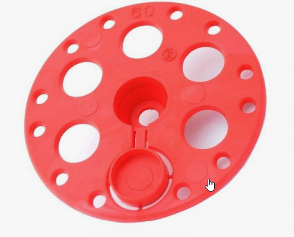 Держатель для изоляции РОНДОЛЬ 60 мм пластик 250шт