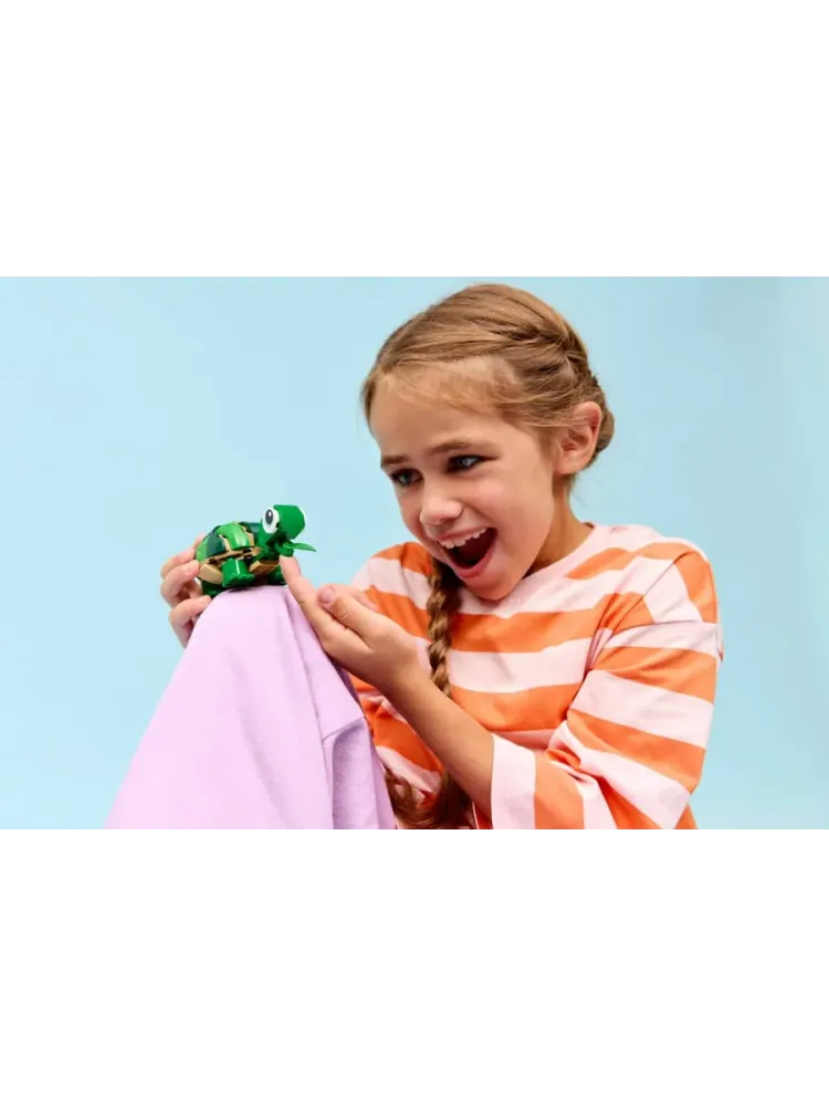 Конструктор Creator 31377 Черепаха с цветком кувшинки 3в1