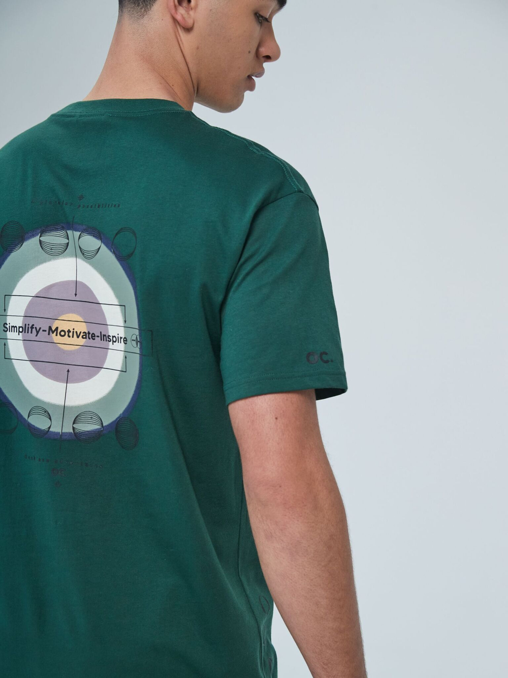 Футболка мужская ORIGINAL CREATOR TRACK TARGET T-SHIRT, Темно-зеленый