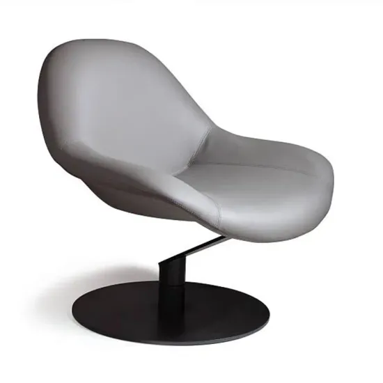 Лаунж кресло Zero Gravity с механизмом вращения цвет серый