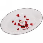 Блюдо керамическое «Новогодний микс» 25,5*17*2,5см