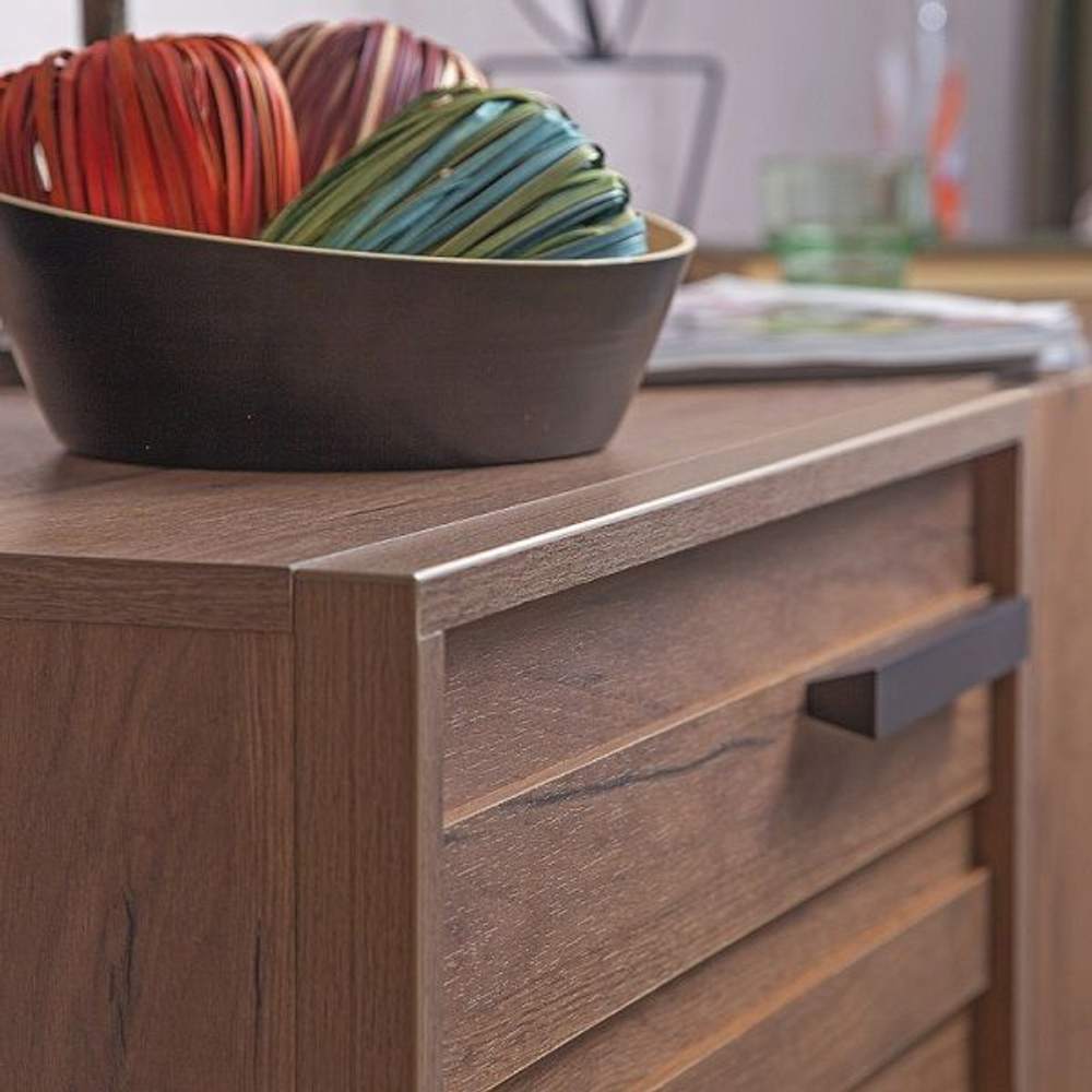 Тумба универсальная закрытая Nature 5, дуб табачный