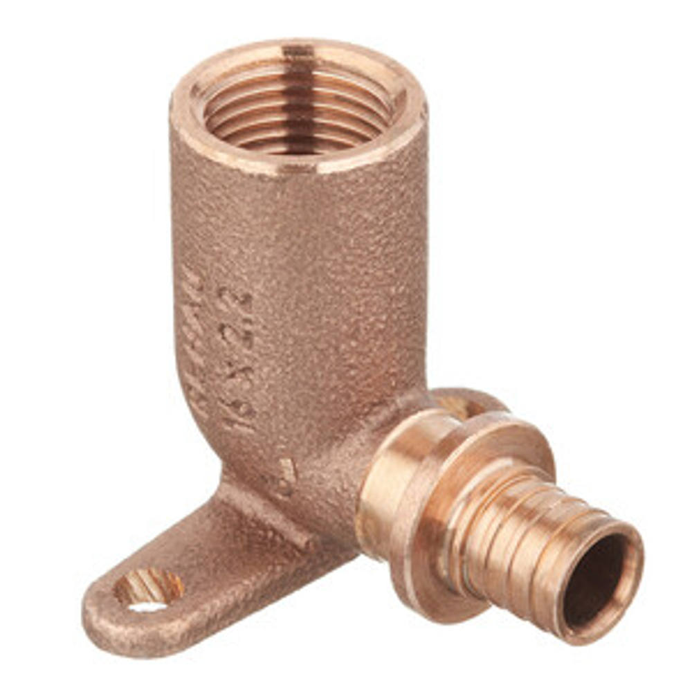 Водорозетка для PE-X латунь ВР (угол установочн) Rehau (Рехау) Rautitan MX 16x1/2" ВР 90⁰ под прибор