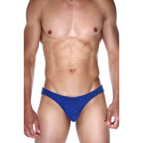 Мужские трусы слипы синие DARKZONE DZN6496