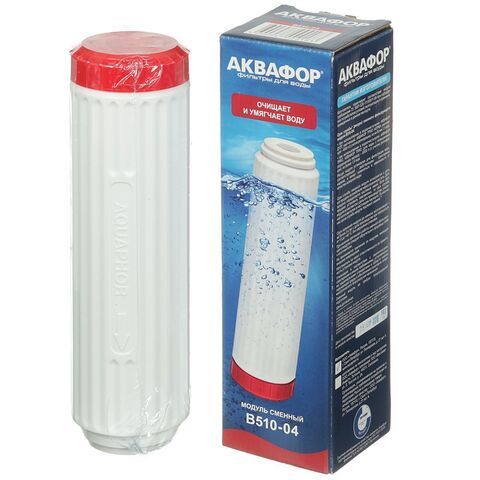 Картридж сменный Аквафор, В510-04, умягч воду,препятств накипи, для фильтра Кристалл