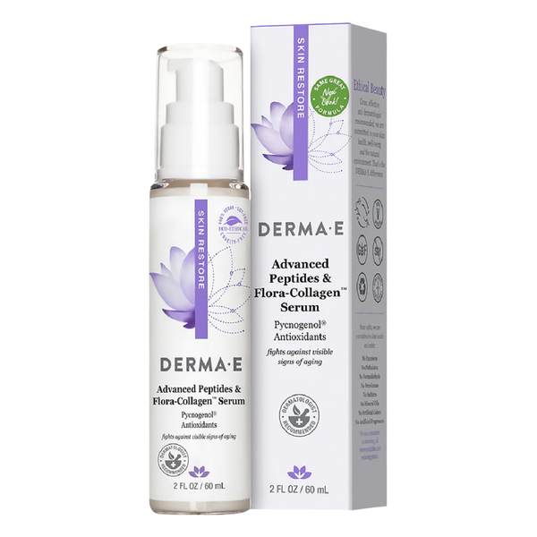 Advanced Peptides and Flora-Collagen™ Serum Усовершенствованная сыворотка с пептидами и коллагеном 60мл (DERMA E)