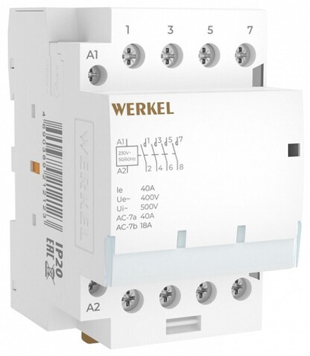 Контактор трехмодульный Werkel  W943M40O