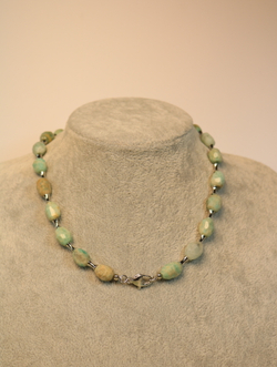 Чокер из амазонита «Мятный шторм»