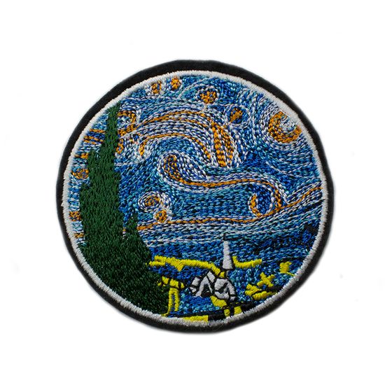 Нашивка на рюкзак и на одежду. Звездная ночь