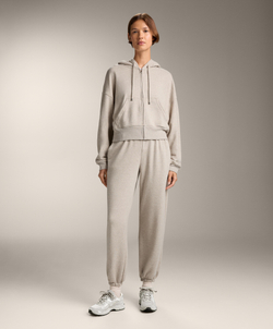 OYSHO Брюки-джоггеры хлопковые, бежевый