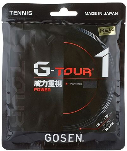 Теннисные струны Gosen G-Tour 1 (12.2 m) - black