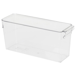 IKEA KLIPPKAKTUS  (ИКЕА КЛИППКАКТУС)  -  Корзина для холодильника, прозрачная, 32x10x14 см