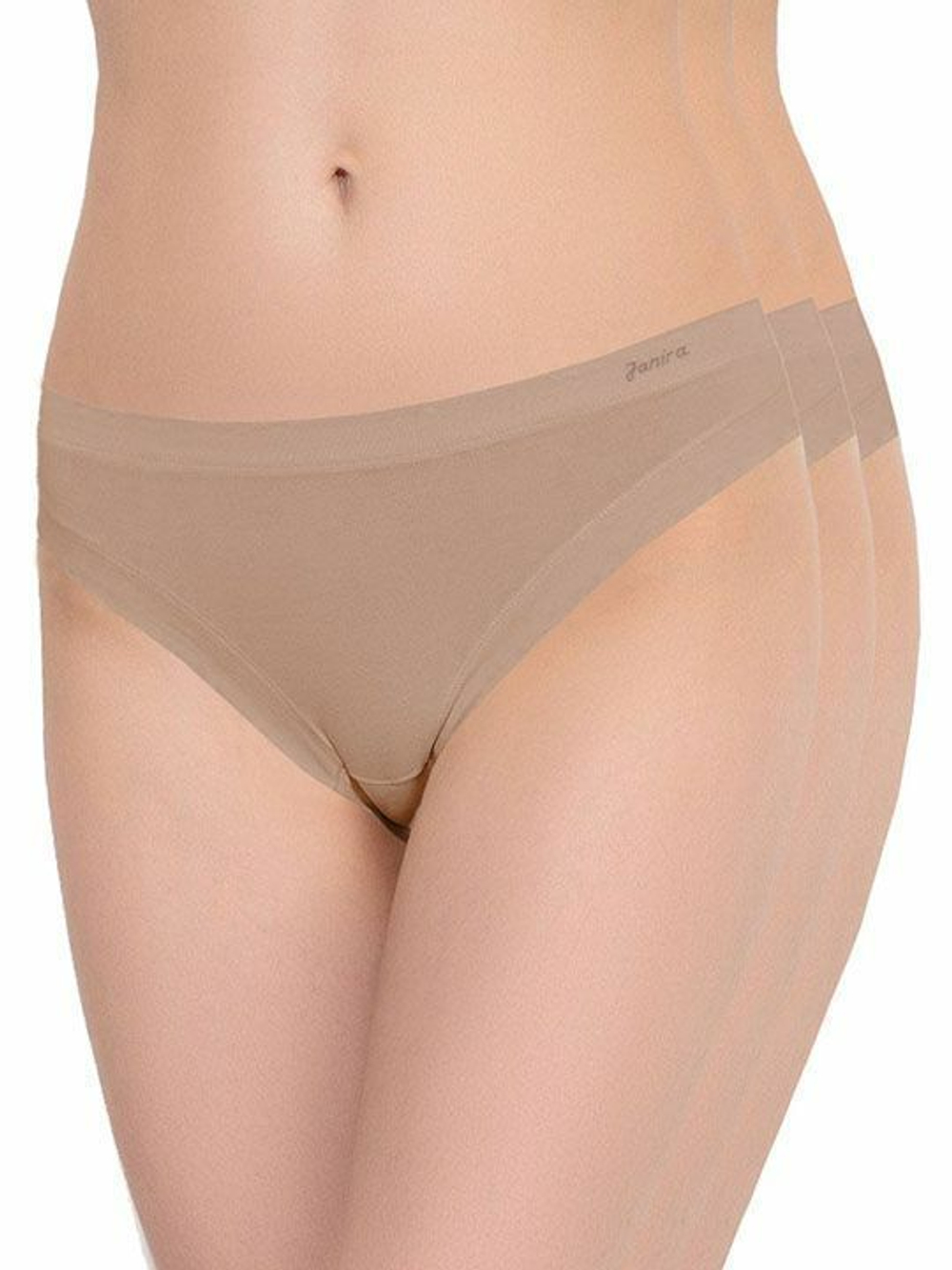 Набор из 3 трусиков-слип Esencial (Размер: S) (Цвет: кремовый)