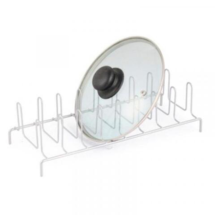 100204 Подставка для крышек 33,5*13,5*9см (белый)