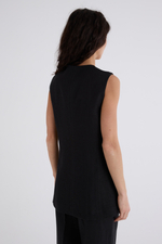 Жилет Анаис удлинённый изо льна 100%