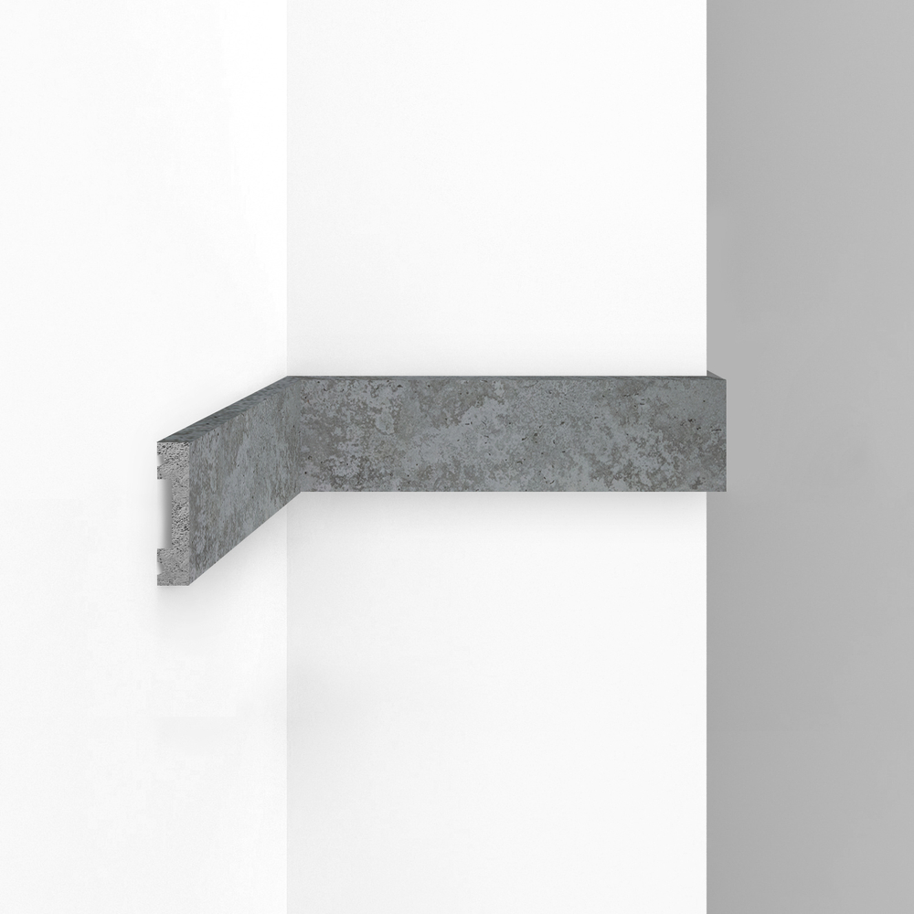 Плинтус Decomaster D162 D162-1629 ДМ Молдинг гладкий