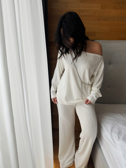 Костюм «Косы» молочный