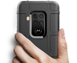 Чехол для Motorola Moto One Pro (One Zoom/P40 Note) цвет Black (черный), серия Armor от Caseport