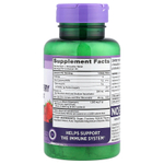 Nature's Truth, Иммунный комплекс Sambucus Black Elderberry, плюс витамин C и цинк, натуральная смесь ягод, 60 жевательных таблеток