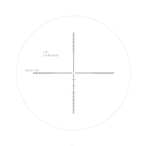 Прицел оптический Veber Пневматика III 6-24X50 SF IR