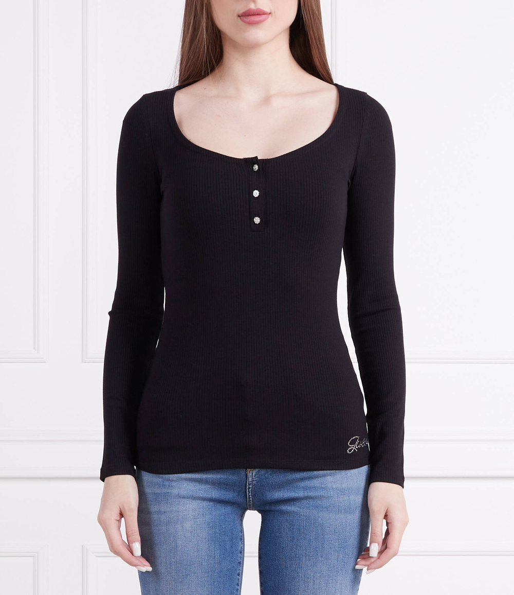 блузка karlee jewel GUESS - черный(W2YP46 KBCO2)