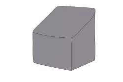 Защитный чехол на кресло Канны 71×74×69 см, цвет серый