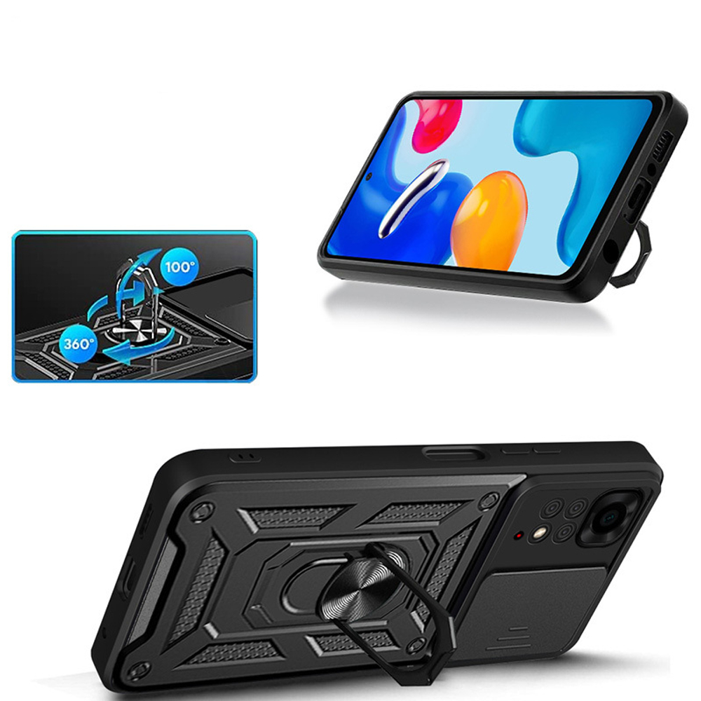 Чехол с кольцом Bumper Case для Xiaomi Redmi Note 11 / 11S