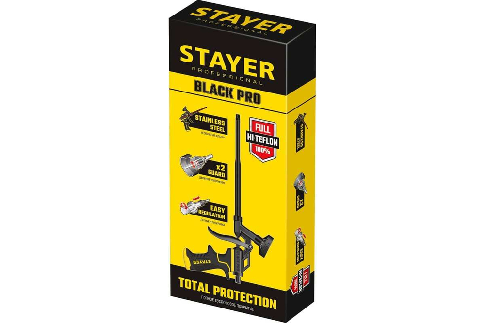 Пистолет для монтажной пены Stayer BLACK PRO 06862_z02
