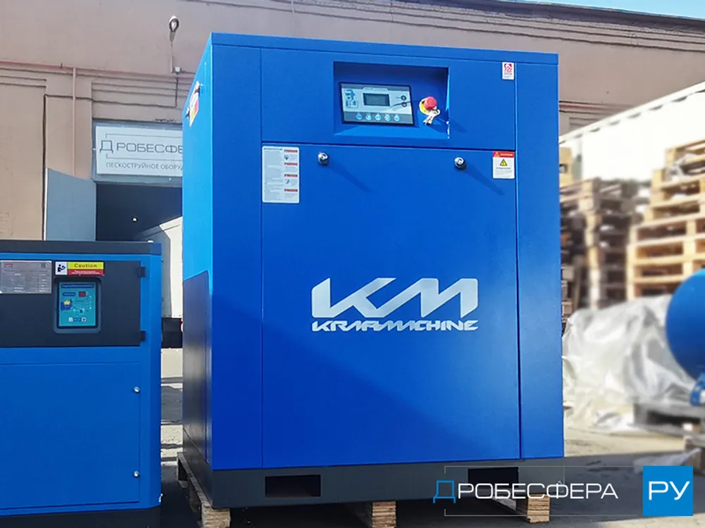 Винтовой компрессор KraftMachine KM30-10рВ-IP23-Hanbell
