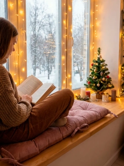 Подушка на скамью, подоконник, обувницу 100х45 см