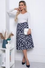 Юбка "Оделия" Ю7282 (синий) LT Collection