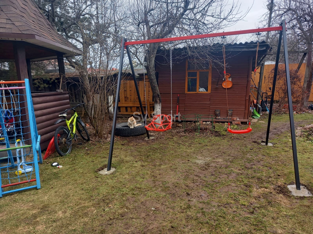 Монтаж уличных качелей Sv Sport